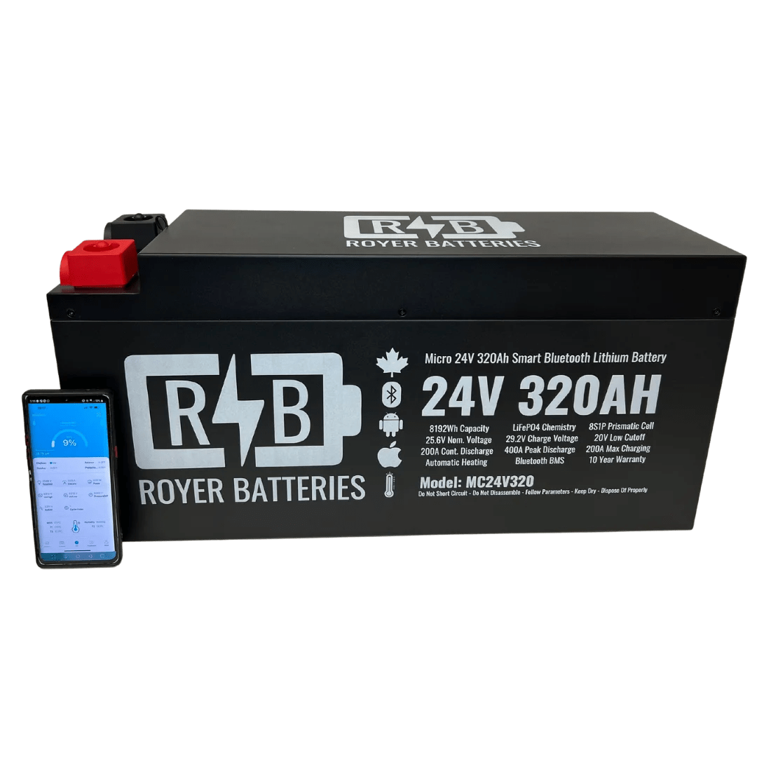 Micro Smart Heated Bluetooth LiFePO4 Battery