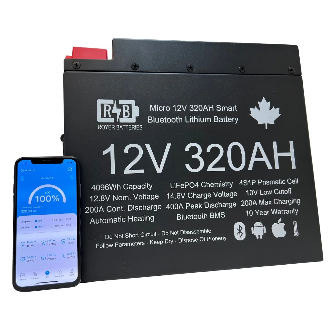Micro 12V 320AH battery lithium battery